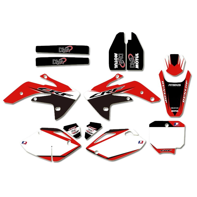 Графический фон наклейка для мотоцикла Набор Honda CRF150R CRF 150R с жидким охлаждением