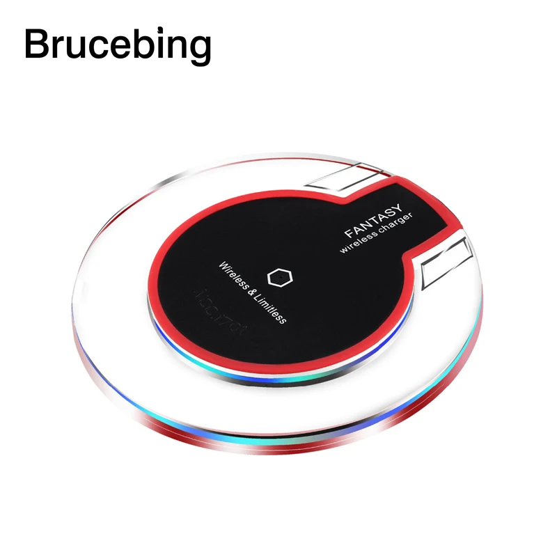 A+ New Round Wireless Charger Charging Pad For Samsung