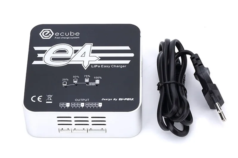 Încărcător LiPo EV-Peak E4 50W 4A AC - Echilibrator 2-4S