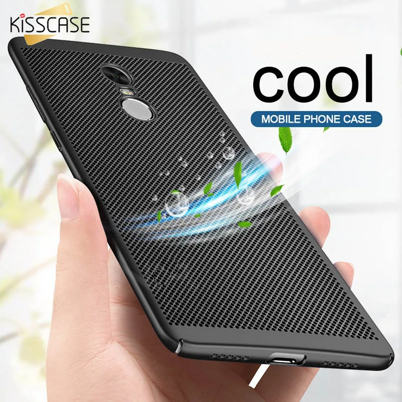 

KISSCASE Case For Xiaomi Redmi 4A 4X Note 4X Note 4 Hollow Hard PC Cover For Redmi 4A Cases Heat Dissipation phone Accessories