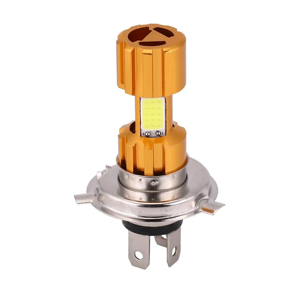 Универсальный DC 12V 18W H4 LED COB мотоциклетная фара лампа белый свет лампы Blubs|Передние