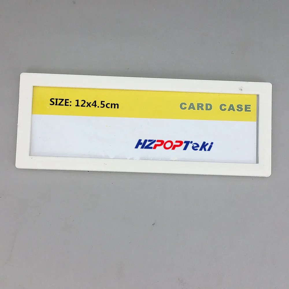 Plastic POP Paper Sign Frame Holder Card Label Display Show Case Magnetic Sticky Retail Store Shelf Promotion 1Pack