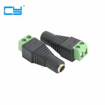 

20pcs IDC Type 2.1 x 5.5mm DC Female Power Plug Jack Adapter Connector adaptor Free Soldering for CCTV