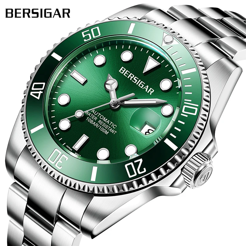 BERSIGAR Orologio Meccanico Automatico degli uomini di Affari Casual  Impermeabile Orologio Di Lusso In Acciaio Cinturino In Acciaio Relogio  Masculino - AliExpress Watches