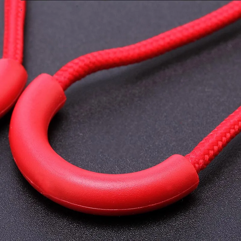 25Pcs 31x60mm PVC Cord Zipper Pullers Rope Ends Lock Pulls Replacement Clip Slider Travel Bag Garment Accessories|Бегунки для молнии|