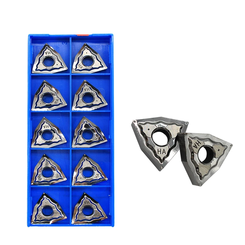 

10PCS WNMG080404 HA H01 Aluminum Cutter Turning Tool CNC Tools Alloy wood Blade Insert Cutting Tool