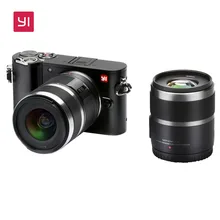 Yi M1 беззеркальных цифровой Камера международная версия с Yi 12-40mm F3.5-5.6 объектив ЖК-дисплей сырья ЖК-дисплей 20MP видео рекордер 720RGB H.264