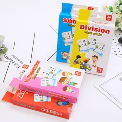 Монтессори игрушки для детей Детские познавательные Ранние развивающие арифметические Excite Card 36 Чжан Xuesheng весело развивающие игрушки