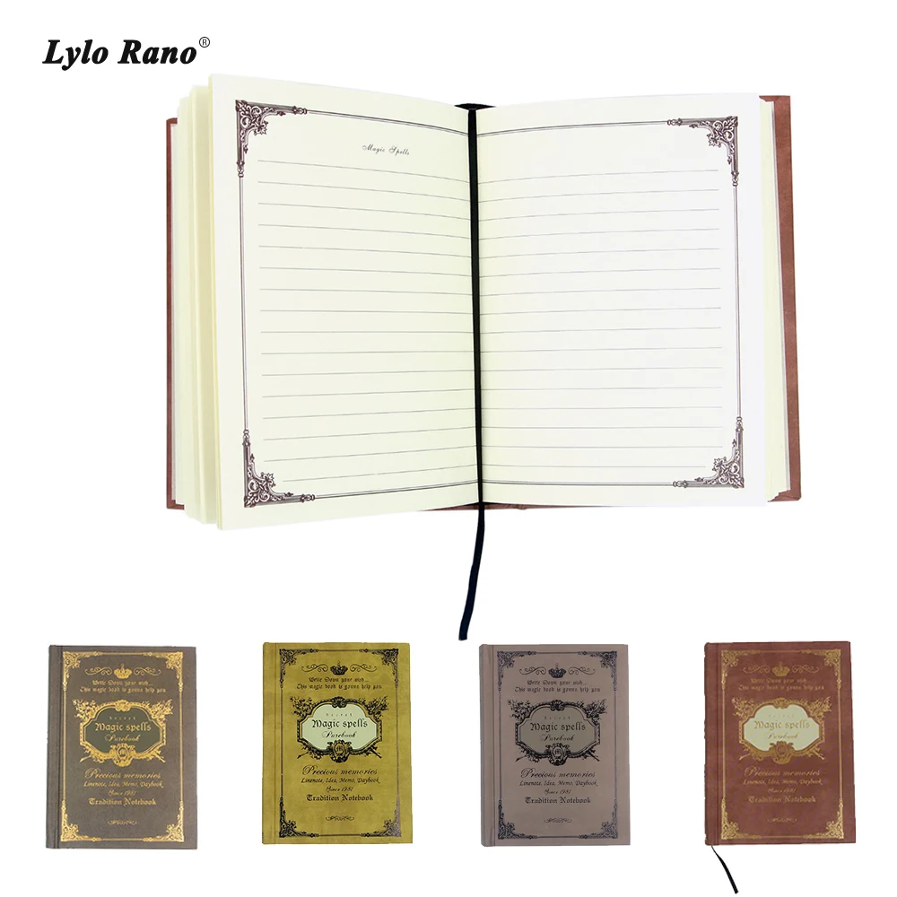 Retro Medieval Spirit Notebooks Magical Pages A5 Size School Journal Book Gift 