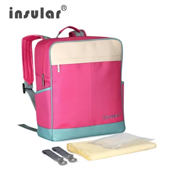 

Insular Baby Diaper Travel Backpack Waterproof Nappy Changing Bag Fashion Mommy Stroller Backpack