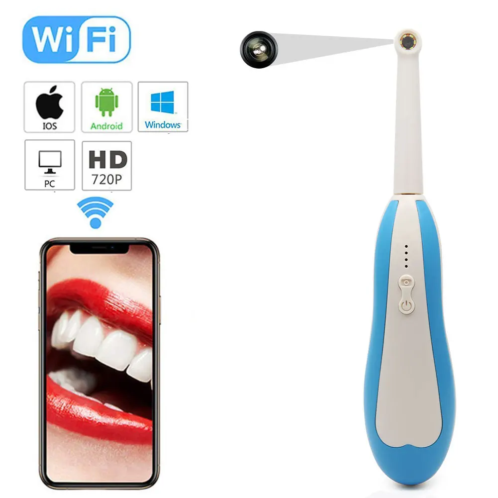 

Intraoral Endoscope HD Wireless Dental Camera WiFi LED Light Monitoring Inspection Teeth Photo Shoot Dentist Intra Oral Camera