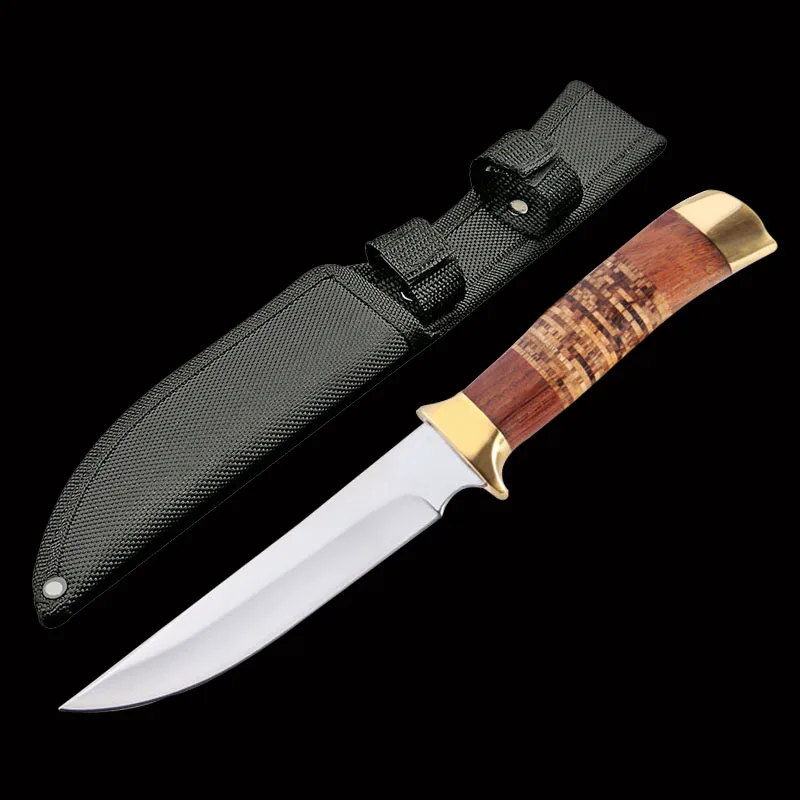 ToughKeng High Gardening 440c Steel Tactical Hunting Fixed Blade Knives