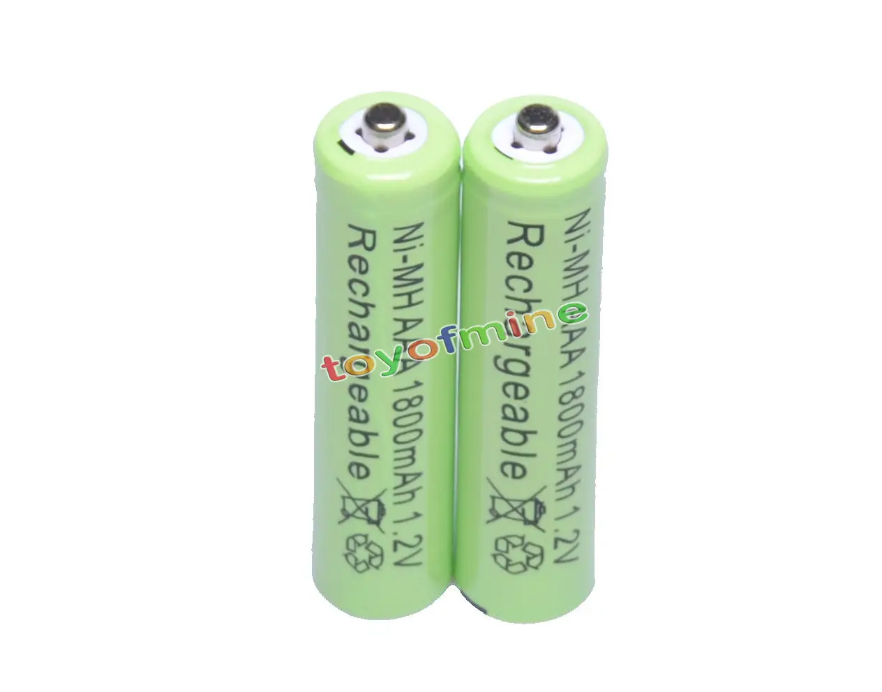 2x AAA battery batteries Bulk Nickel Hydride Rechargeable NI MH 1800mAh