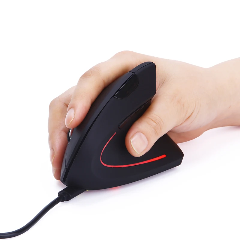 Rechargeable wireless mouse 2.4GHz vertical ergonomic gaming mouse DPI adjustment USB mouse 6D optical for DIY pc all in one