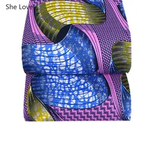 She Love 3 ярдов/партия настоящий воск полиэстер набивная ткань цветочный воск платье ткань для женщин вечерние свадебные Швейное Ремесло «сделай сам»