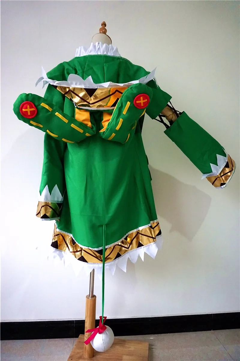 cosfun Date A Live Yoshino Himekawa Cosplay Costumes W Green Hooded