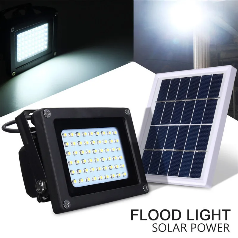 

Solar Power Dusk-to-Dawn LED Light Sensor Flood Spot Lamp Outdoor Garden Pathway Wall Security Light Waterproof 54