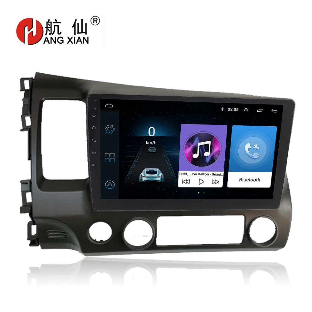 

HANG XIAN 10.1" Quadcore Android 8.1 Car radio for HONDA CIVIC 2006-2011 car dvd player GPS navigation car multimedia