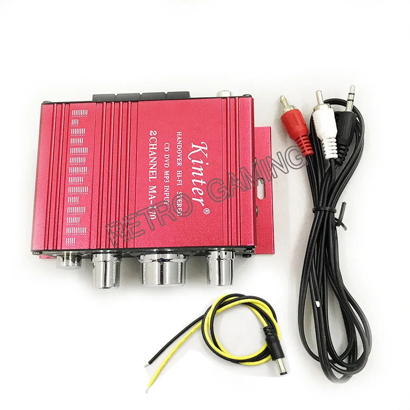 Kinter MA 170 Mini 12 В 20 Вт Hi Fi стерео усилитель DVD MP3 динамик для автомобиля мотоцикла