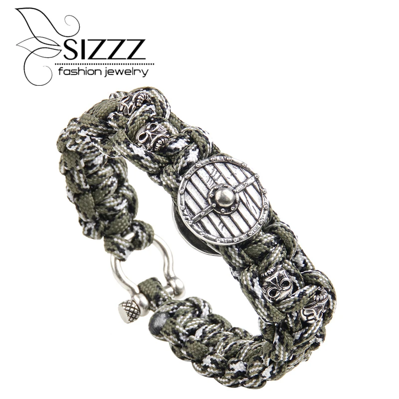 

SIZZZ 21.5CM*1.8CM 2018 New Copper skull bracelet student bracelet&bangles for women/men