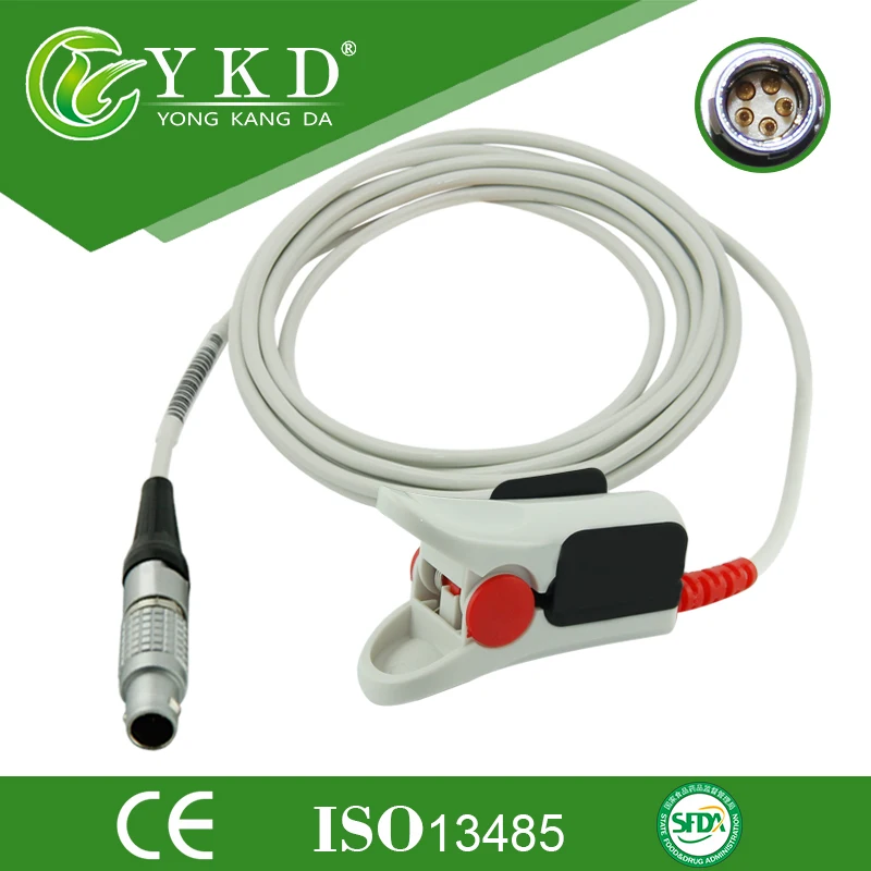 3pcs/pack Compatible for CSI Adult Finger Clip Sensor 5pin with probe