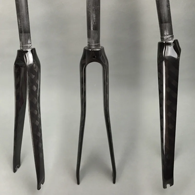 free shipping Road bicycle fork Carbon Fork 700C 1 1/8 UD/12K V Brake