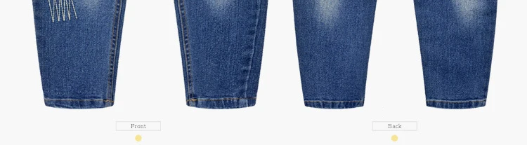 Leisure style Kids Baby boy Girls pants clothing Spongy or jeans 1 Crown 2 Car 3 Letter 4 Jeep Pattern Soft denim trousers  (4)