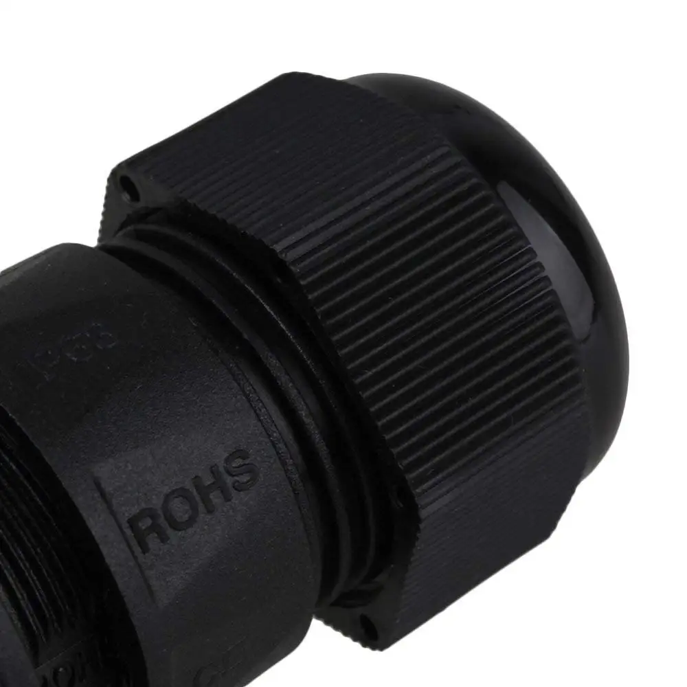 Ethernet LAN черный IP68 Защита M20 набивка Locknut открытый пластик RJ45 AP водонепроницаемый