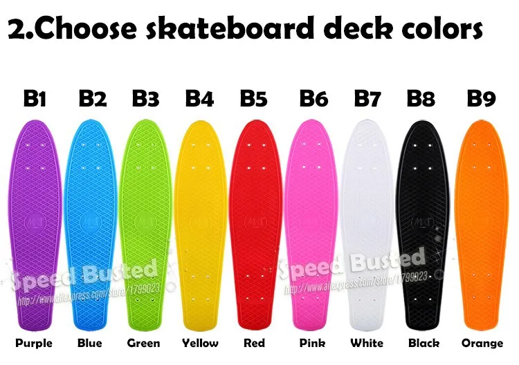 Peny boards для продажи полный скейтборд 22 griptape ретро мини скейт длинная доска Крейсер Лонгборд полный колеса светодиодные фонари