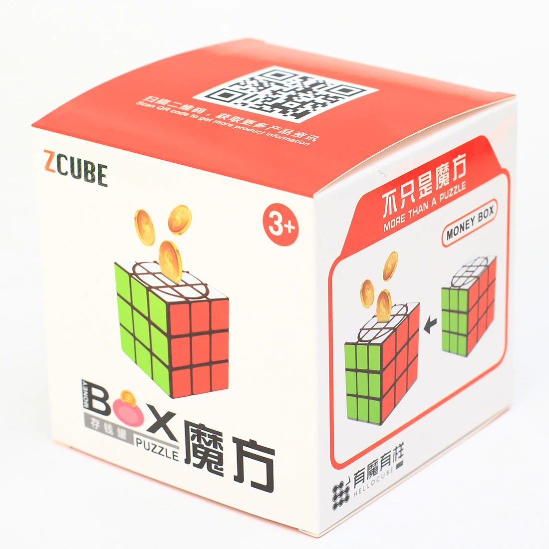 2019 Новые поступления Z cube 3x3 Копилка Magic cube Копилка головоломка подарок, Новая игрушка-красочный