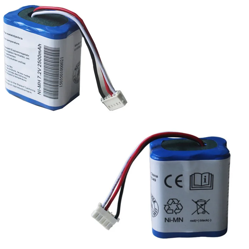 2 шт./лот Аккумулятор для iRobot Braava 380 380T Mint 5200 5200C Robot 7,2 V 2500mAh Ni-MH аккумуляторные батареи для пылесоса