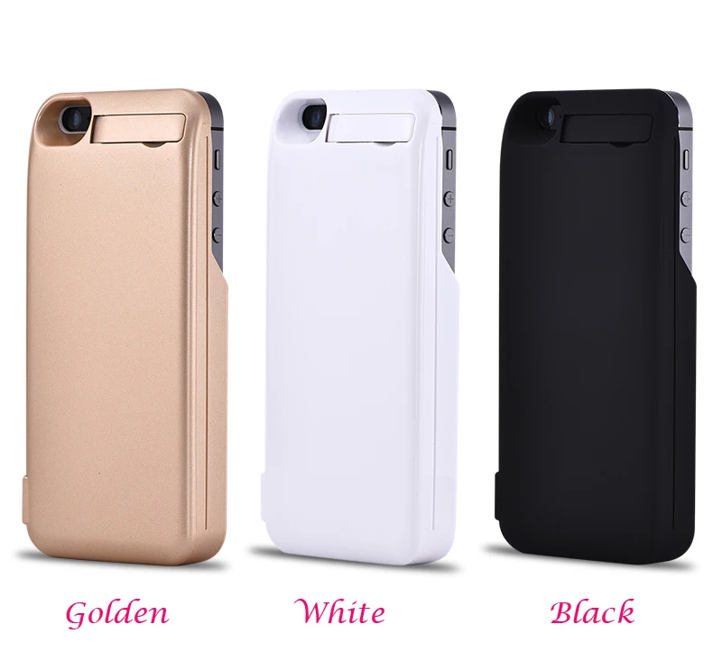 

New 4200mah Charger case for iPhone5 5s se backup battery Wireless Charging Power Bank Portable external power phone case