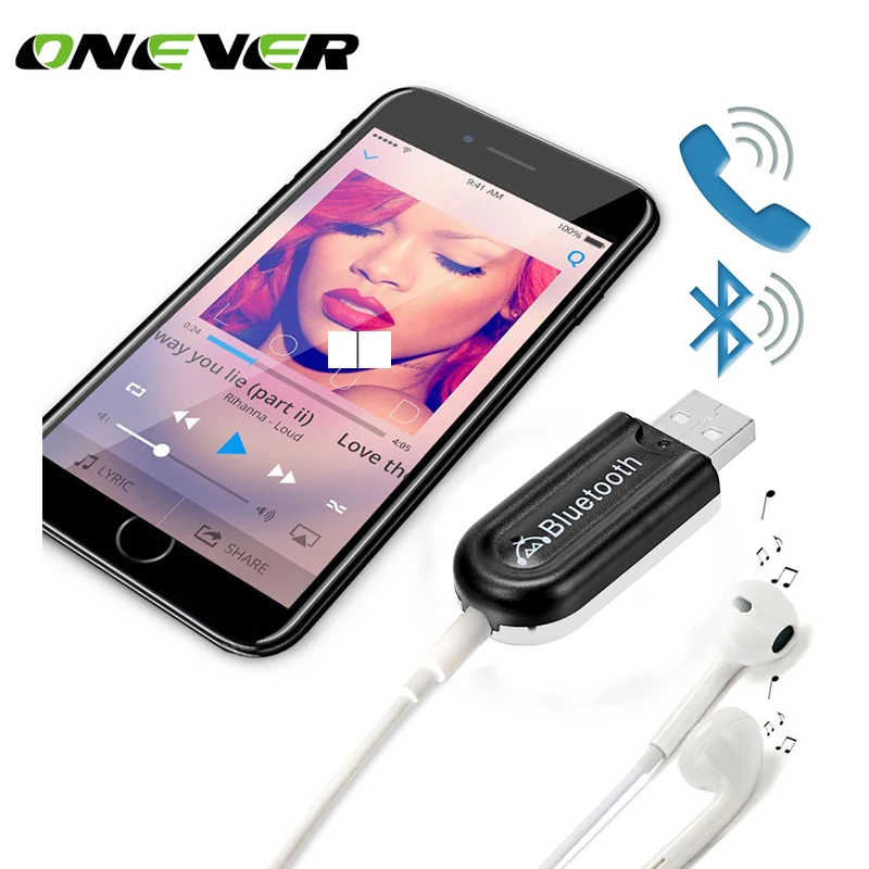Автомобильный Bluetooth приемник Onever 2 в 1 3 5 мм с двумя выходами|kit bluetooth|streaming a2dpbluetooth