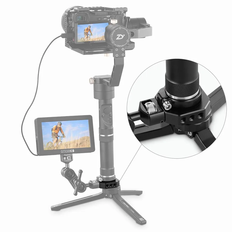 SmallRig Универсальный опорная плита для Zhiyun CraneV 2/кран плюс карданный камера Rig DSLR с 1/4 3/8 нитки отверстия 2206