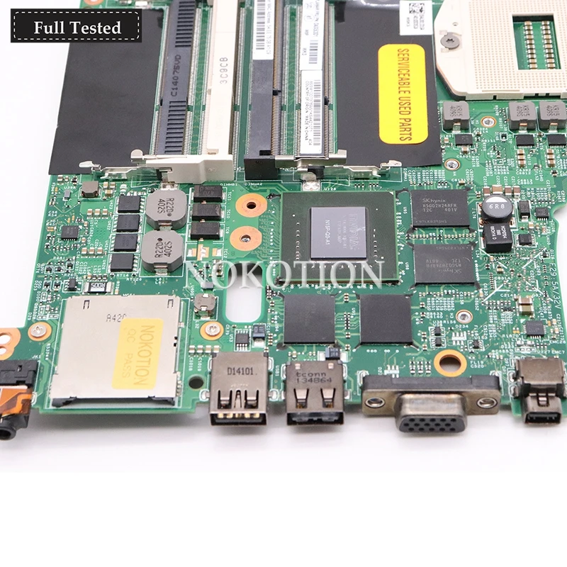 Best  Laptop Motherboard For Lenovo Thinkpad W540 LKM-1 WS MB 48.4LO13.021 FRU 04X5293 Quadro K2100M 04X5