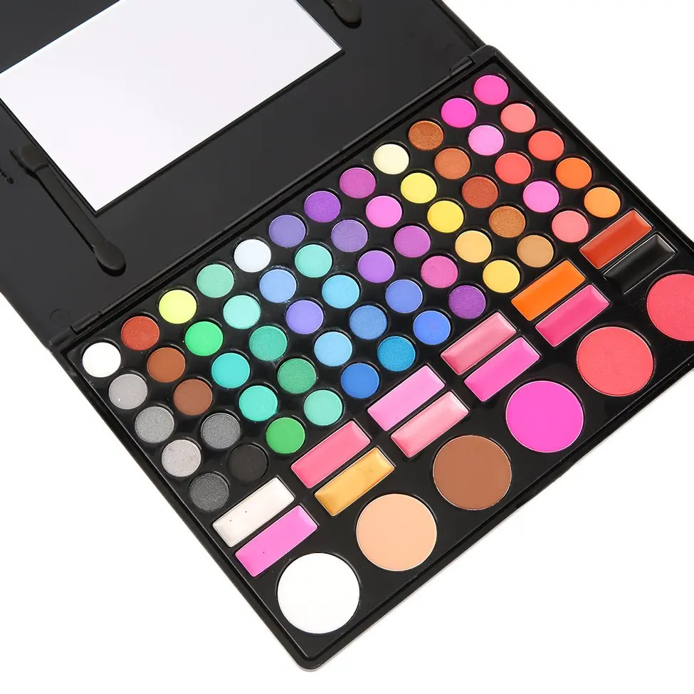 

78 Colors Eye Shadow Cosmetic Make up Palette Lipgloss Mirror Blush Kit Set
