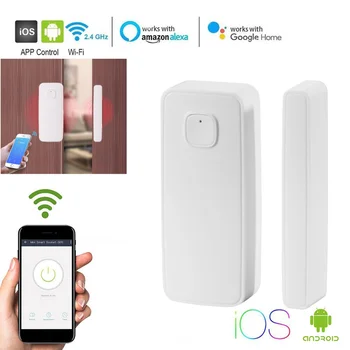 

Door Window Wireless Automation Modules Sensor Compatible Alexa Amazon and Google Home Smart Alarm Security Automation