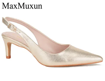 

MaxMuxun Fashion Women Pumps Sandals Summer Pointed Toe Dancing Wedding Shoes Casual Sexy Party Ladies High Thin Heel
