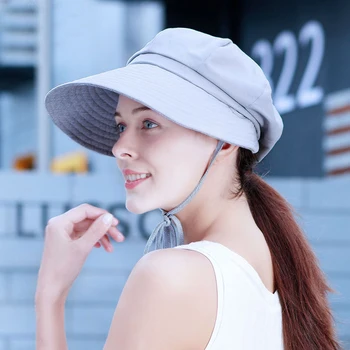 

Sedancasesa 2020 Hot Big Brim Sun Hats For Woman Foldable Summer Riding Cycling Hat Female Casual Shade Hat Summer Hat Beach Cap