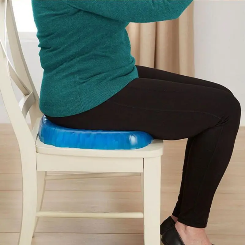 

Gel Flex Cushion Latex Egg Seat Sitting Sitter Flex Pillow Back Support Summer Ice Cool Cushion Pillow Seat Pad