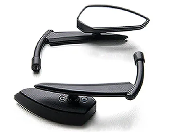 

Custom Rear View Mirrors Black Pair For XL Sportster 1200 Custom