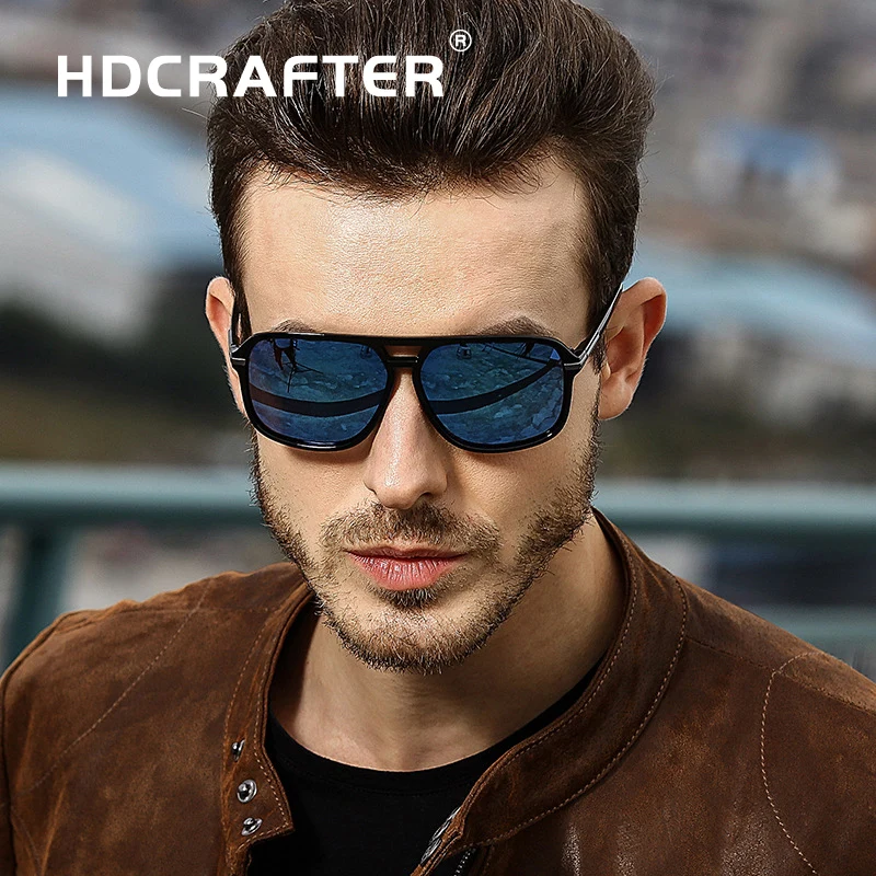 HDCRAFTER классический HD поляризованные солнцезащитные очки для женщин мужчин