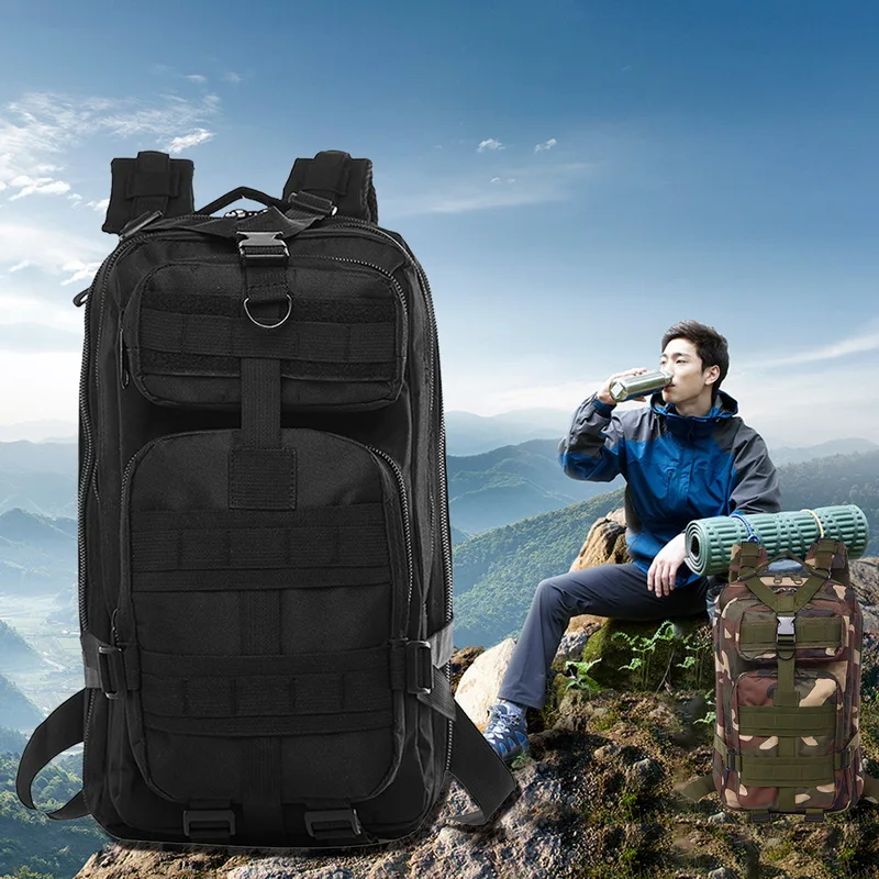 

Fashion Outdoor Backpack Small Out Bag Rucksack With Daypack