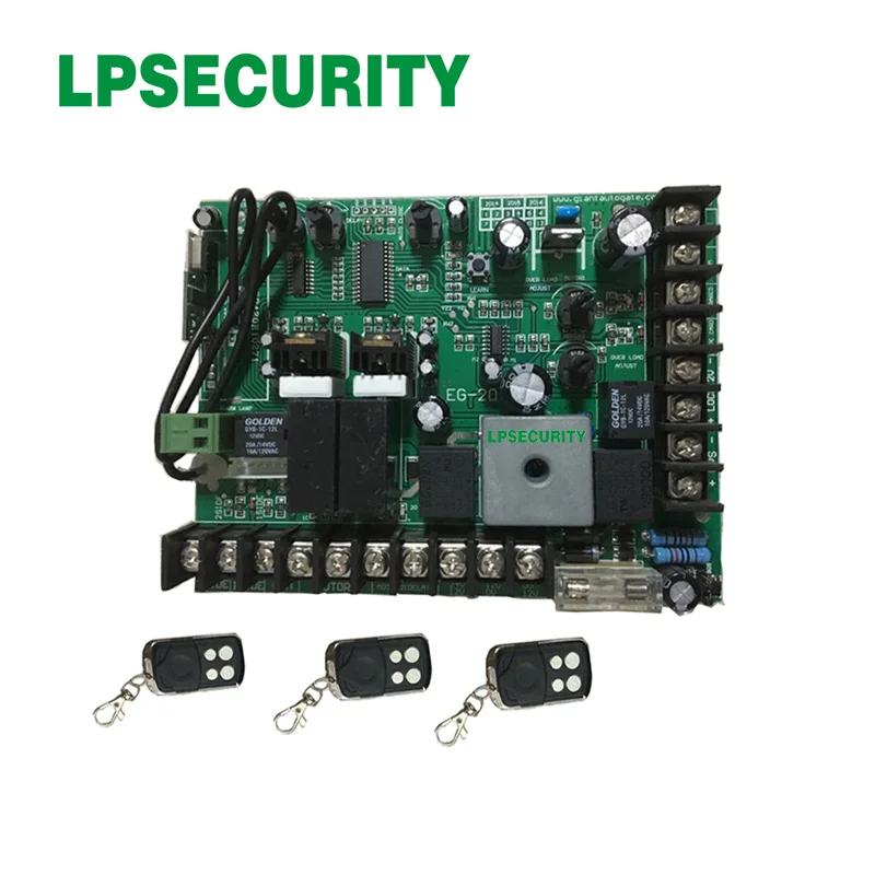 Lpsecurity распашных ворот Мотор печатной Управление Лер плат доска блок 24vdc (пульт