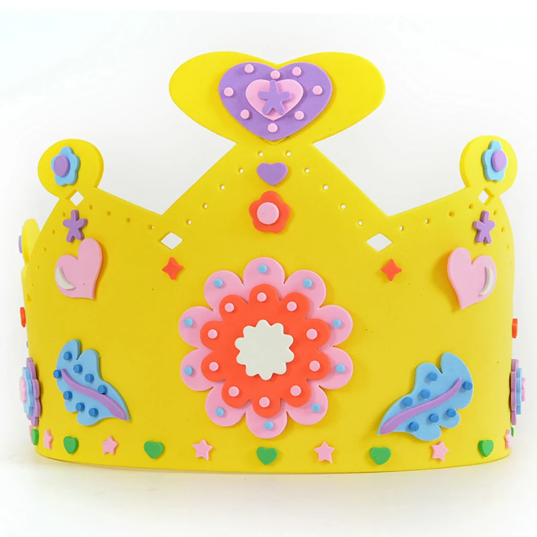8 Набор Сделай Сам Набор для рукоделия творческий корона ручной работы комплект орнаментов рукоделия для детей