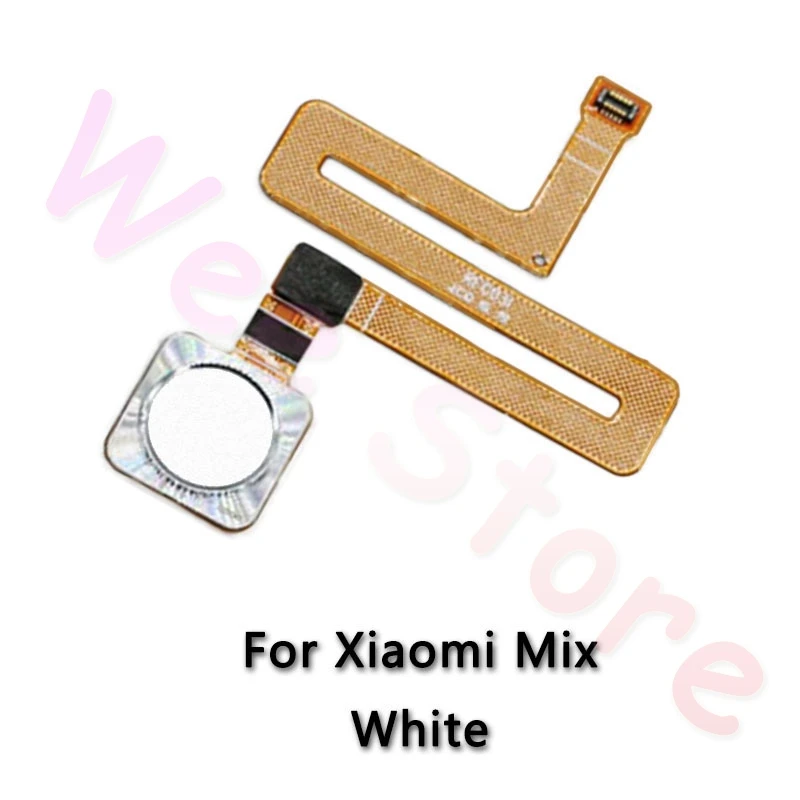 Шлейф с датчиком отпечатков пальцев и кнопкой домой для Xiaomi Mi Mix 2 2s Home Flex - Цвет: For Xiaomi Mix White