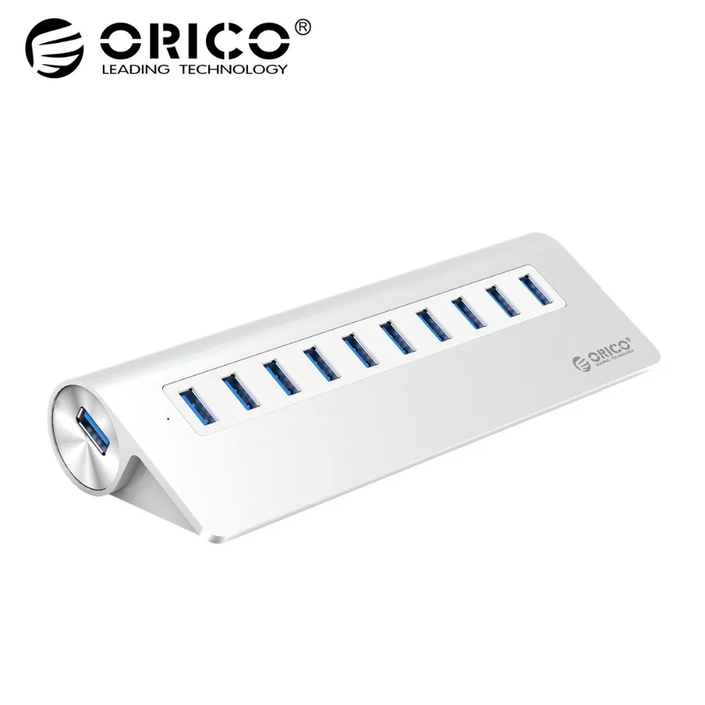 

ORICO 7/10 ports USB3.0 HUB Aluminum USB 3.0 HUB USB Splitter Adapter Data Transfer for Windows Macbook Air Laptop PC iPhone PC