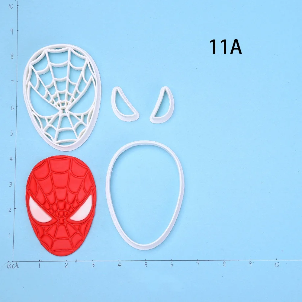 Супер герой Человек Паук Сахарная паста формочки для тортов на заказ 3D печатные