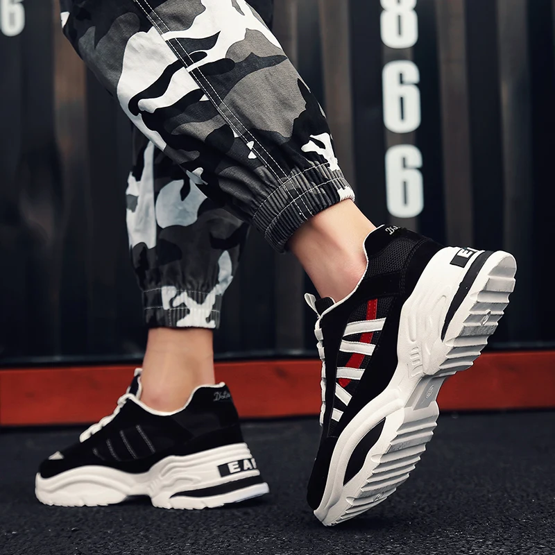 Plus Size 49 Sneakers Men Women INS Running Shoes Thick Sole Increasing Sports Shoes Breathable Jogging Trainers EAF Male Shoes