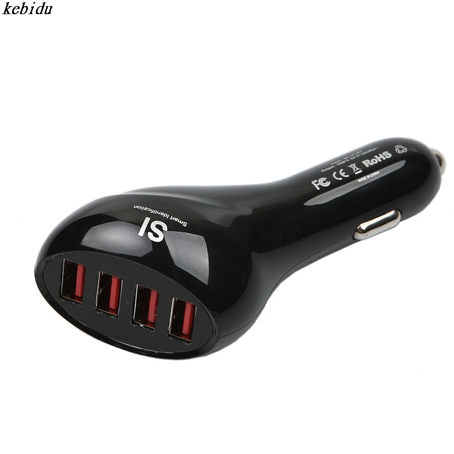 Hihg качественное автомобильное зарядное устройство с 4 портами USB DC 5V 1A для iPhone 5S 6 6s